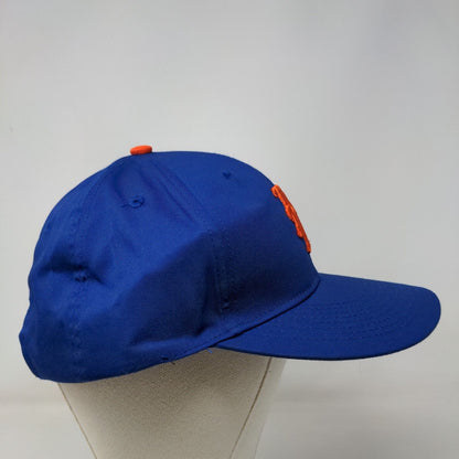 OC Sports Men's Strapback Hat Blue OSFM Embroidered New York Mets Logo
