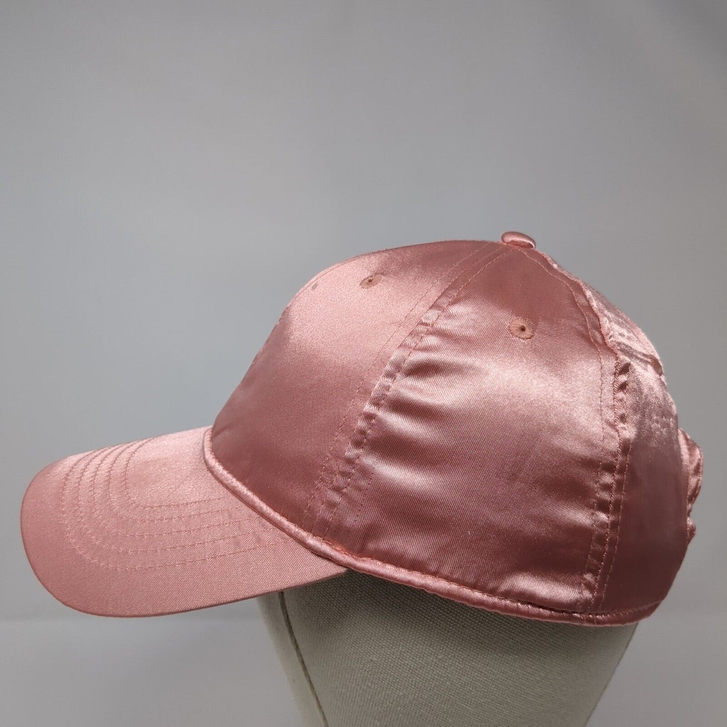 Unbranded Slideback Hat Pink OSFM Solid Adjustable Blank 6 Panel