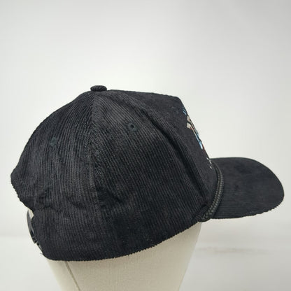 Richards & Southern Warren Zeiders 5 Panel Hat Black One Size Corduroy Rope