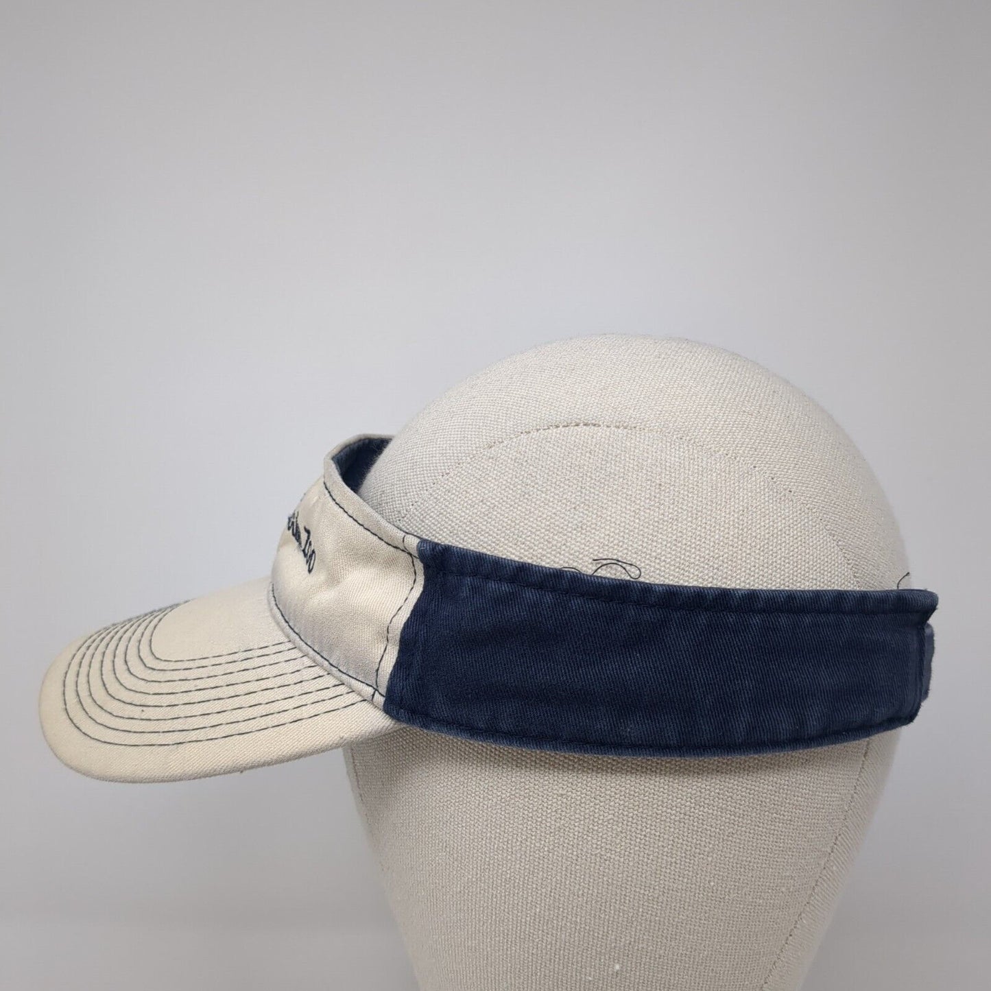 Saint Louis Zoo Strapback Sun Visor Hat Multicolor One Size Adjustable