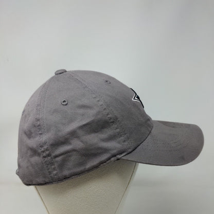 NFL Dallas Cowboys Slideback Hat Gray OSFA Embroidered Logo Spell Out