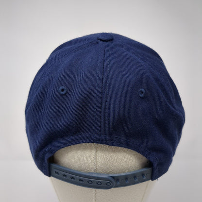CES Snapback Hat Blue One Size Solid Adjustable Embroidered Sport-Tek