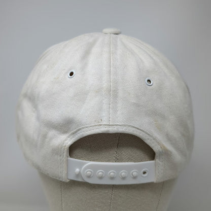 Richards & Thirkell Snapback Hat White One Size Made in England Dalmahoy Golf