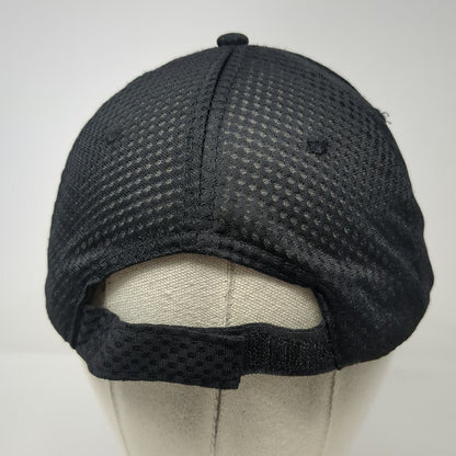 Wawa Logo Embroidery Performance Mesh Strapback Baseball Cap Black One Size Hat