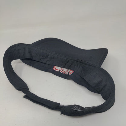 SWA Strapback Hat Black One Size Adjustable Embroidered Sport-Tek