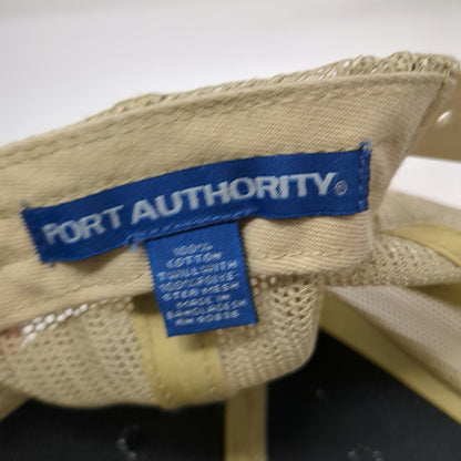Port Authority Trucker Hat Black One Size Weyerhaeuser Logo Mesh Snapback