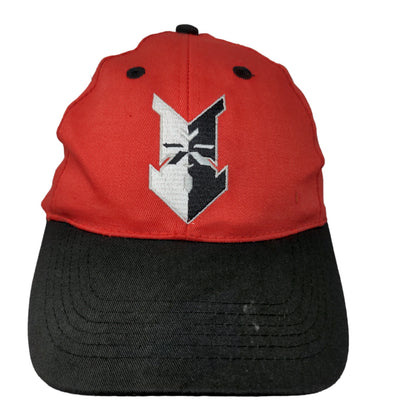 Indianapolis Indians Men's Snapback Hat Red Black OSFA Embroidered Logo