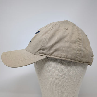 Ahead Baseball Cap Beige One Size LBI 1899 Crossed Oars Long Beach Island Hat