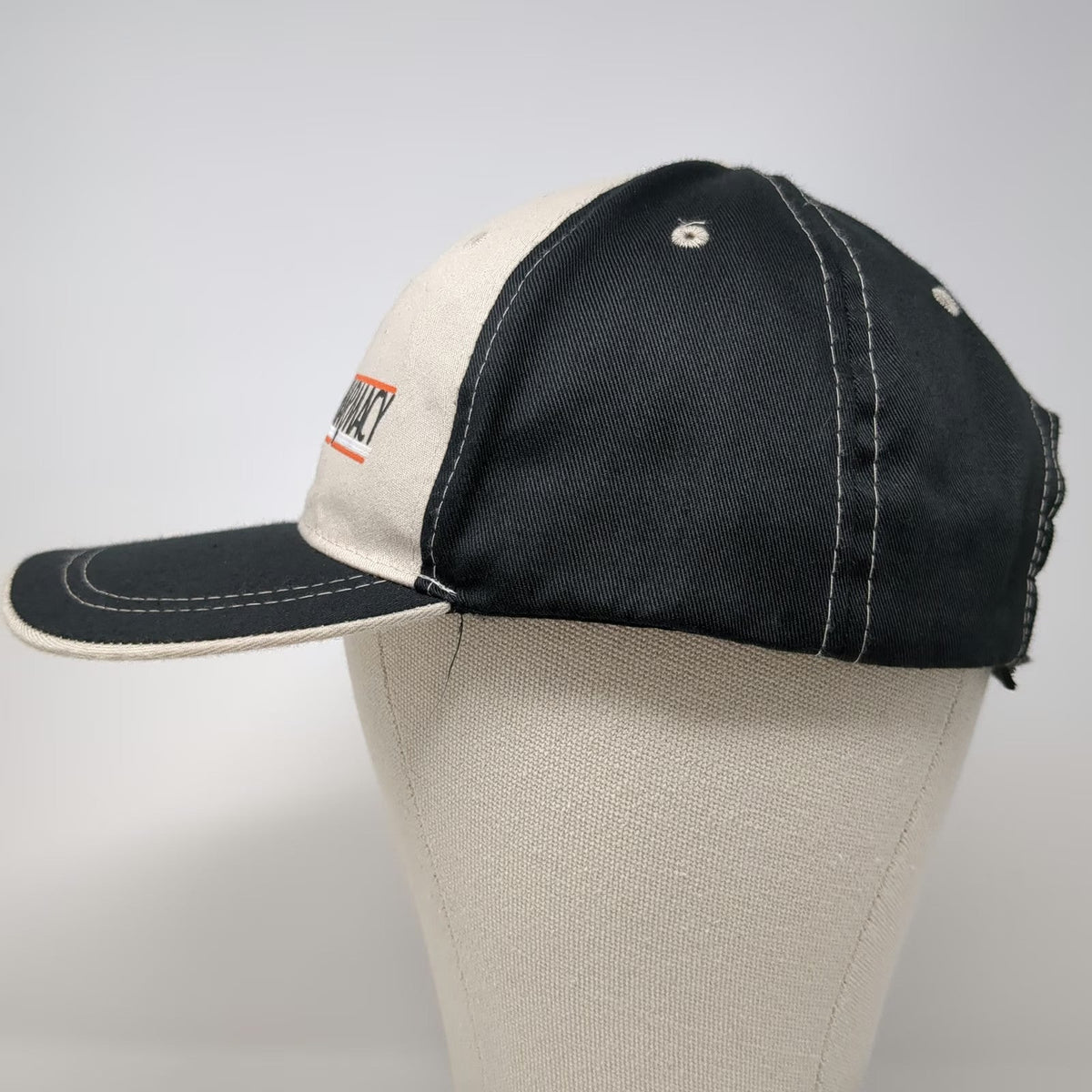 Vitronic Baseball Cap Black One Size Bengal Pharmacy Contrast Stitching Hat