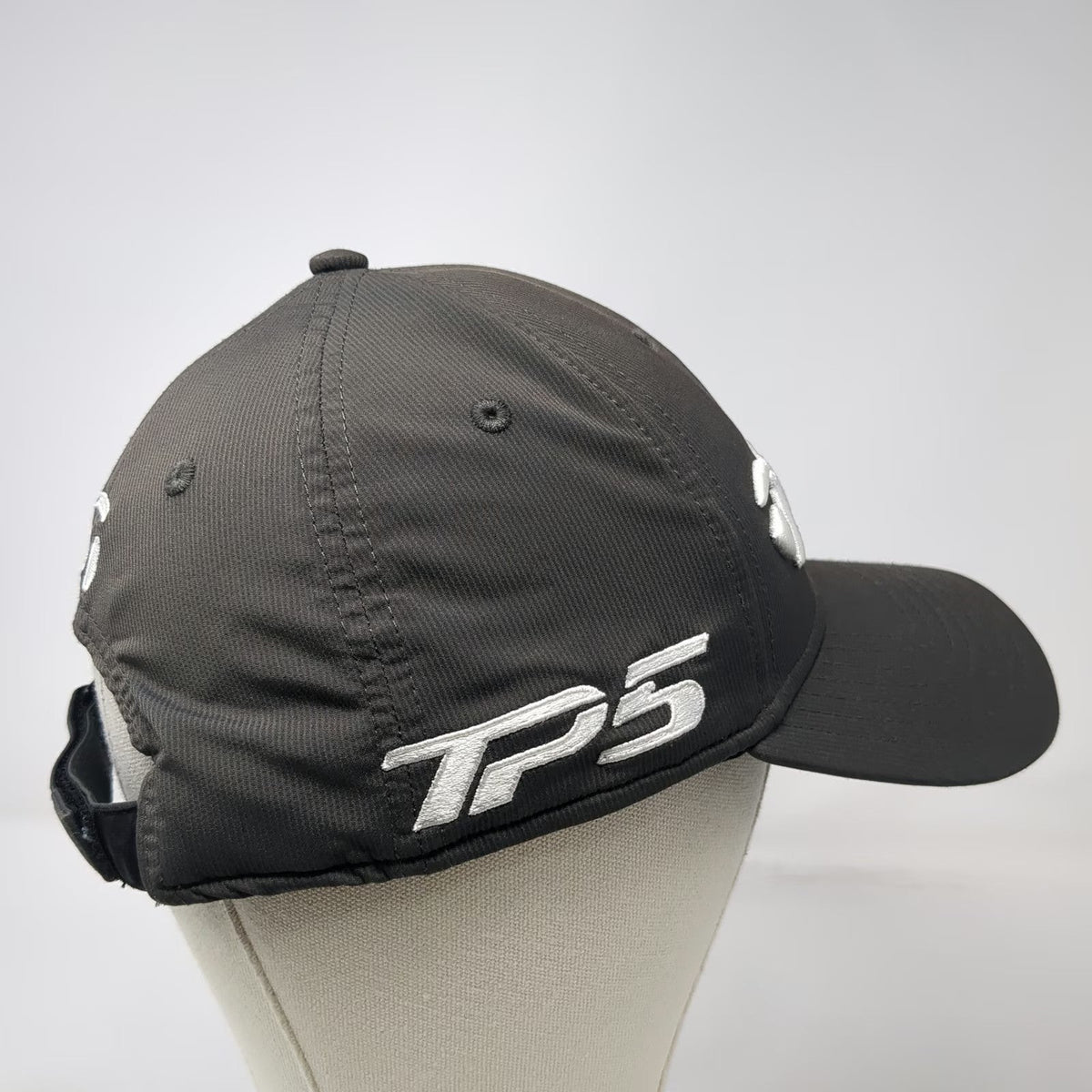 TaylorMade Baseball Cap Gray One Size Golf M3 TP5 Performance Strapback Hat