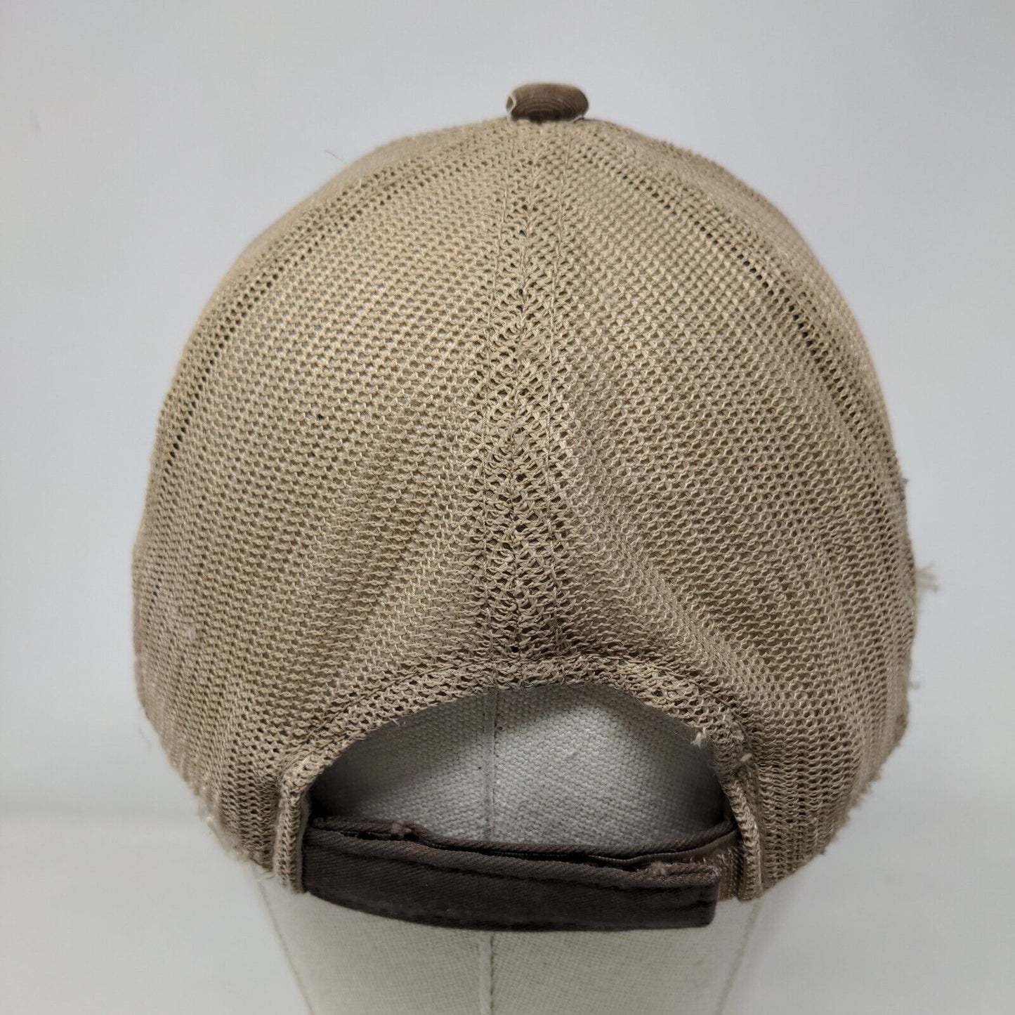 Co-Lin Feed & Seed Strapback Mesh Back Trucker Hat Brown OSFM 6 Panel