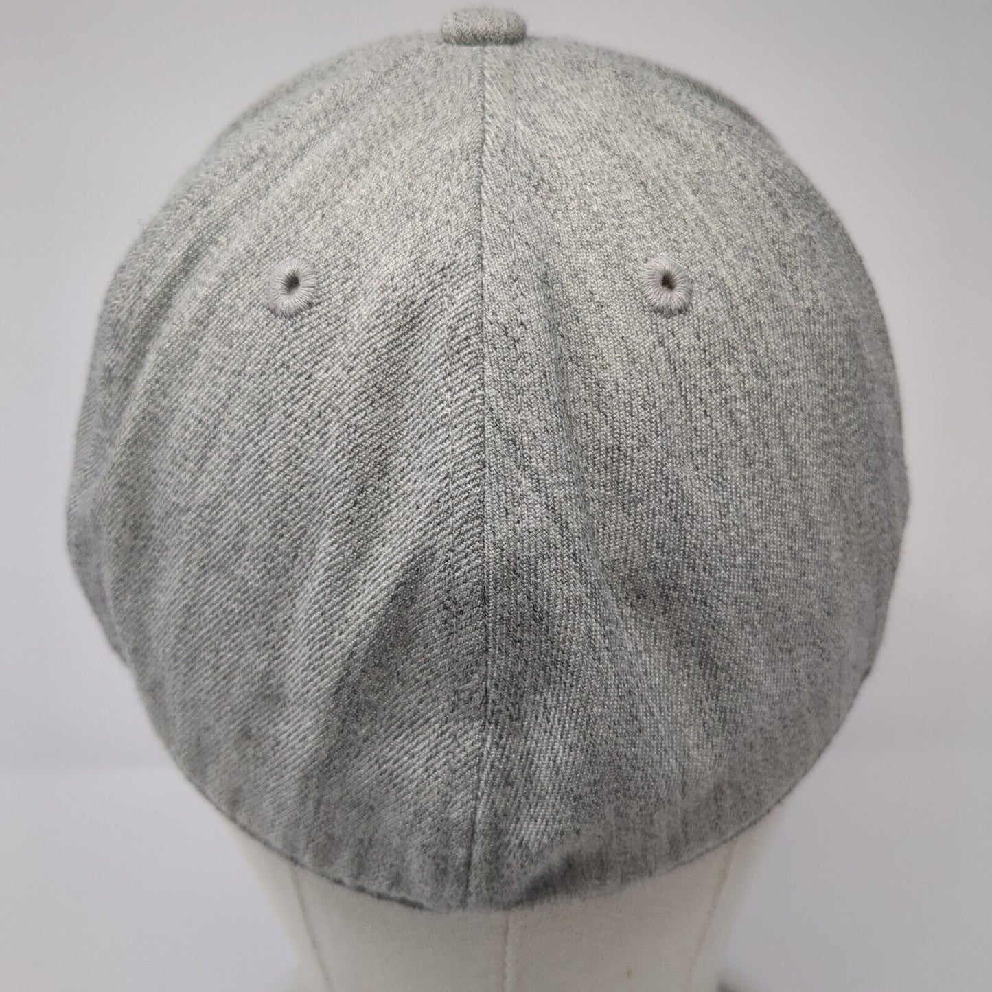 Idaho Fitted Hat Gray 7 1/4-7 5/8 Solid 6 Panel Vent Holes Outdoor