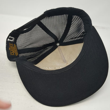 UPTOP Trucker Hat Black One Size Missoula Club Montana Warm Beer Cold Burgers