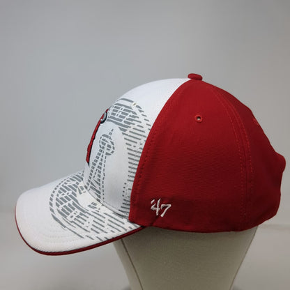 '47 Brand MLB Los Angeles Angels Baseball Cap White Red One Size Adjustable Hat