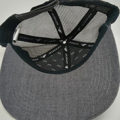 44 North Baseball Cap Gray One Size Mesh Back Leather Patch Idaho Vodka Hat