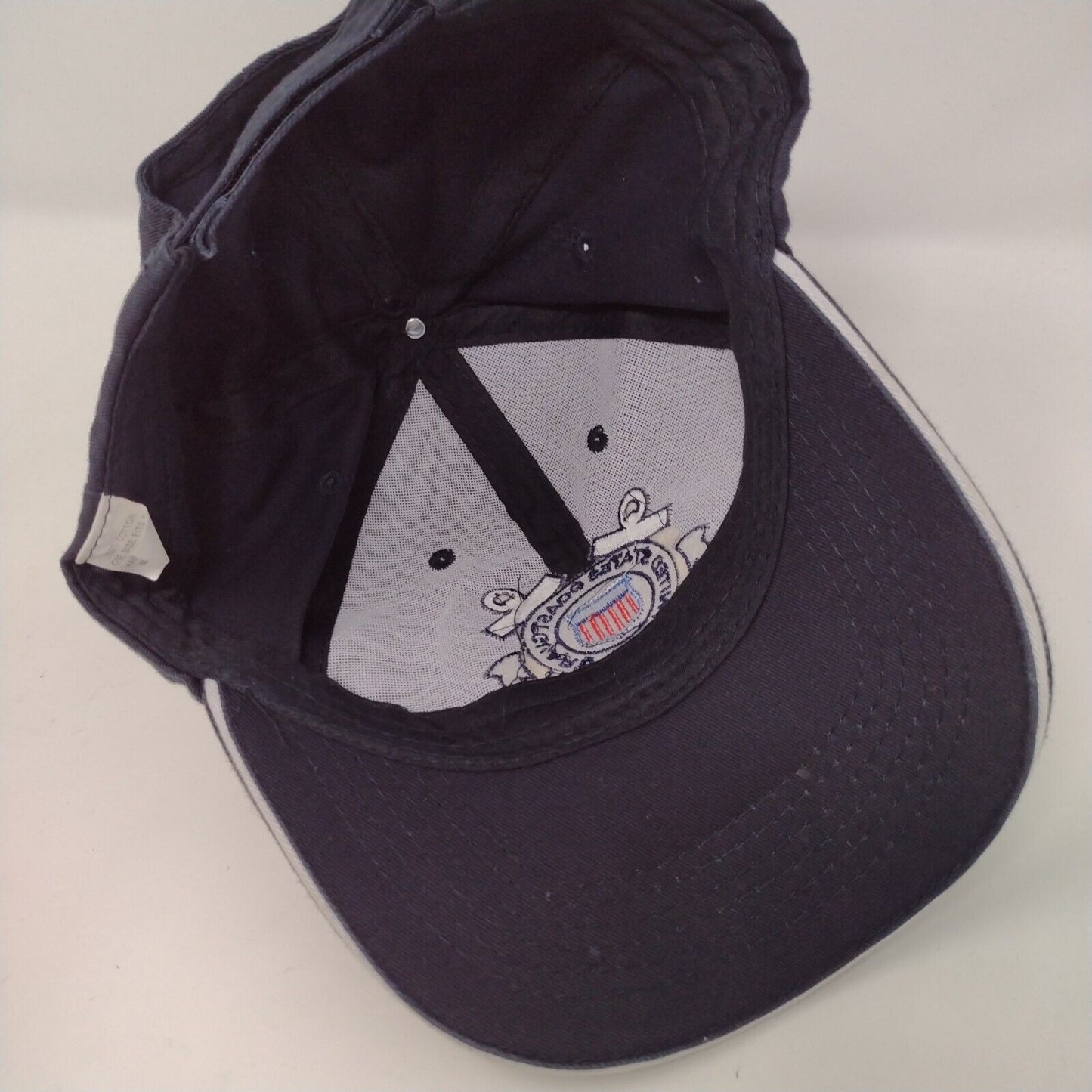 United States Coast Guard 1790 Strapback Hat Blue OSFA Adjustable Embroidered