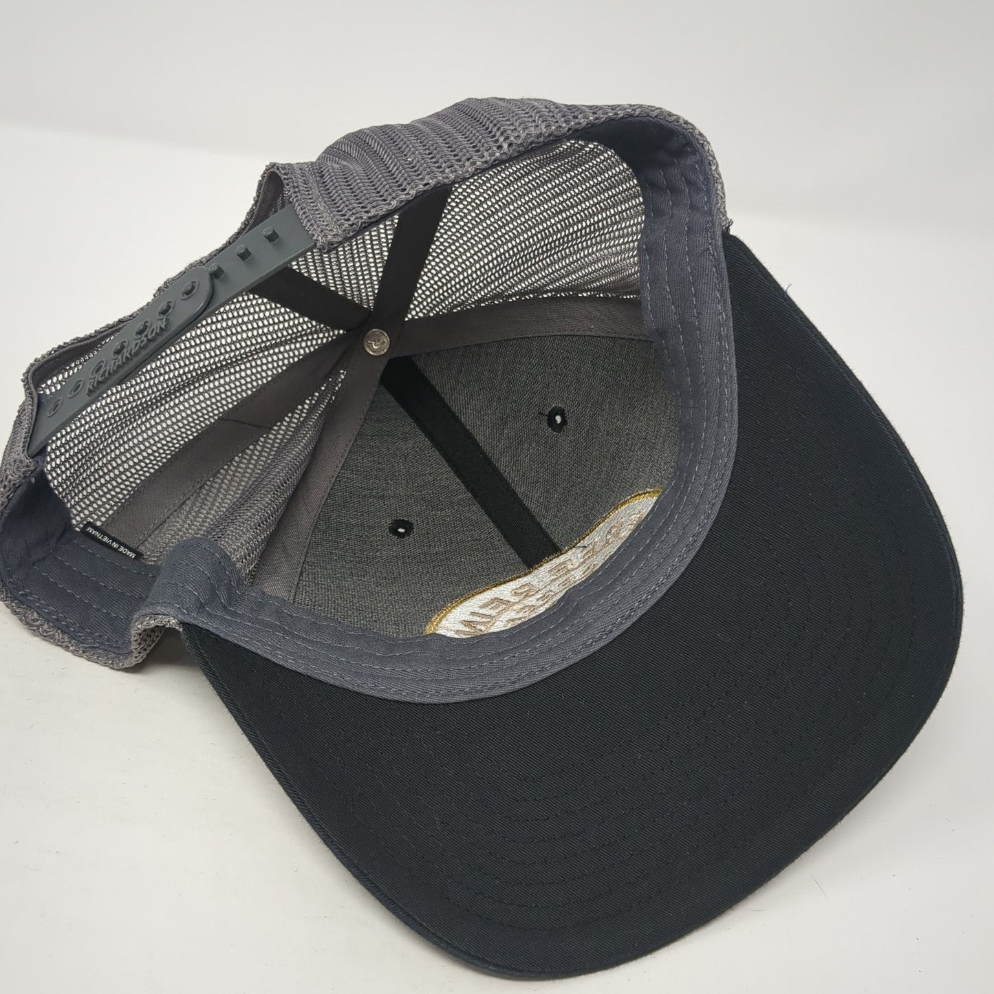 Free Rein Coffee Co Snapback Trucker Hat Black One Size Mesh Back