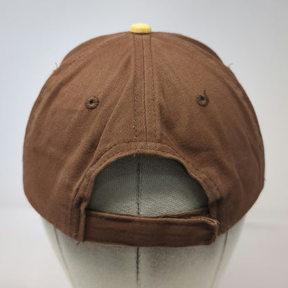 C-A-L Ranch Stores Baseball Cap Brown One Size Embroidered Logo Strapback Hat
