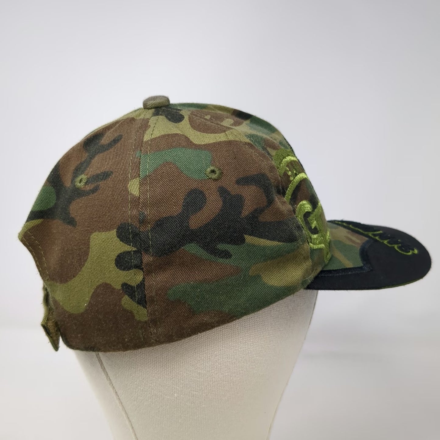Lanza San Francisco SF Camo Green Baseball Cap One Size Strapback Souvenir Hat