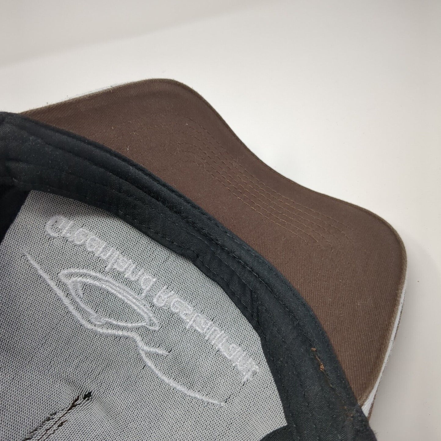 Greenland Restaurant Slideback Baseball Cap Brown OS Adjustable Embroidered