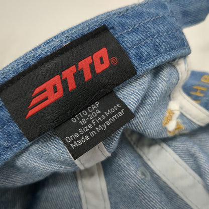 OTTO Baseball Cap Blue One Size Denim Oklahoma Legends Tulsa Route 66 BOK Center