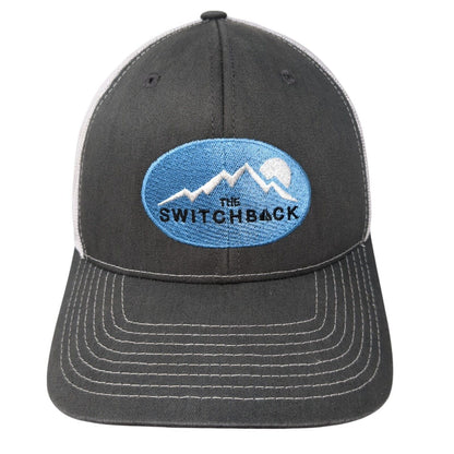 The Switchback Snapback Trucker Hat Gray OS Adjustable Mesh Back Richardson