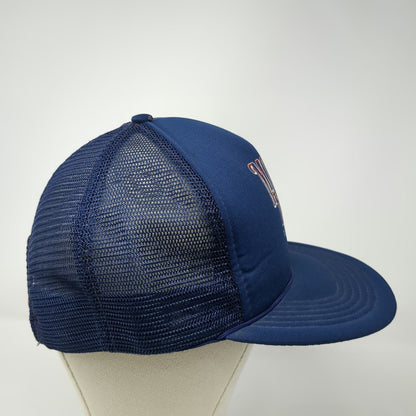 Trucker Hat Blue One Size Moody Blues USA 84 Tour Mesh Back Snapback Rope Music