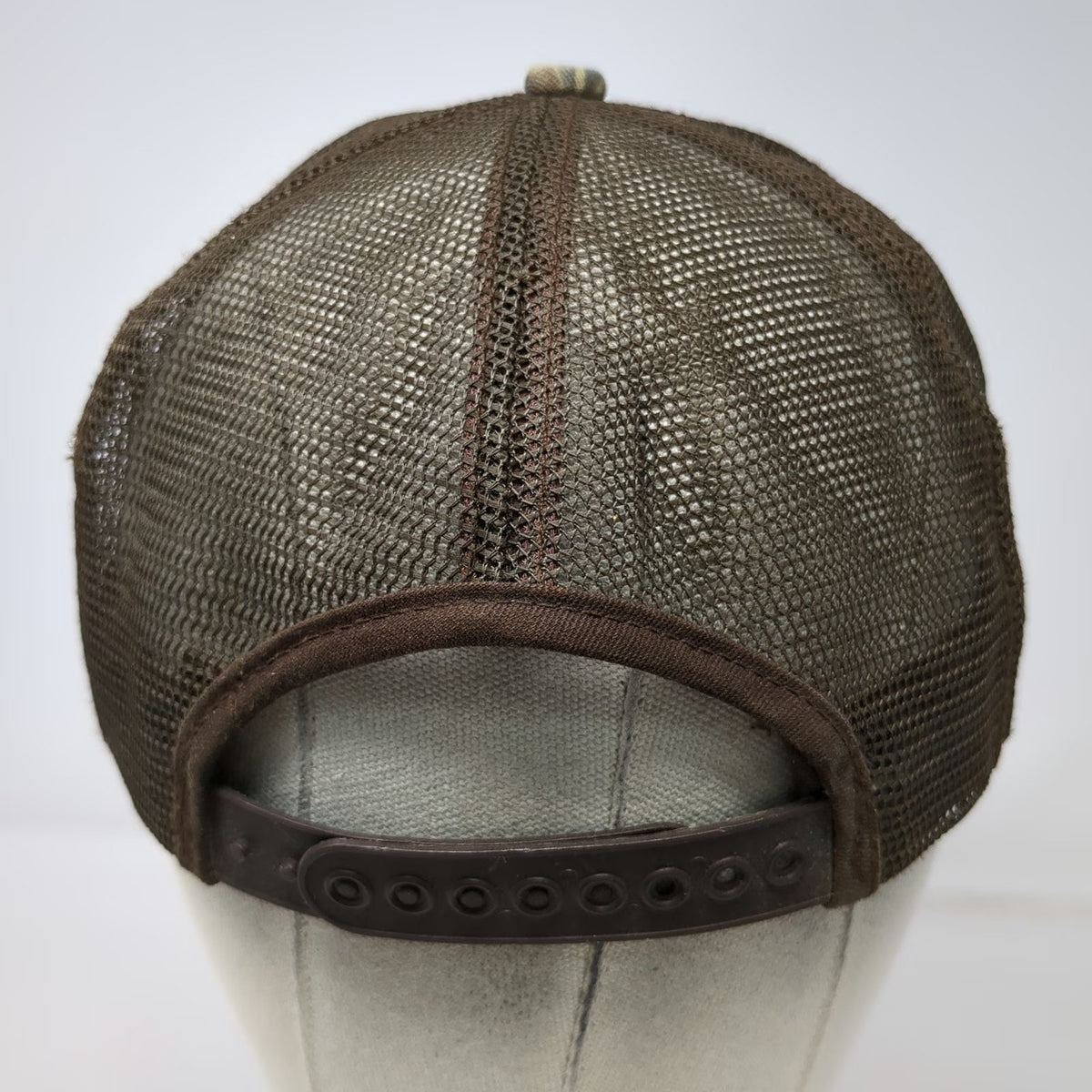 Trucker Hat Brown One Size Camo Elk Pursuit Embroidery Mesh Snapback Hunting