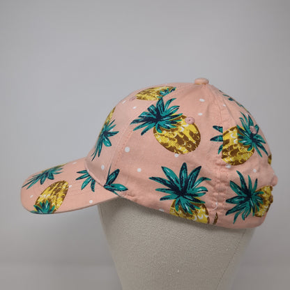 Cruise Club Strapback Baseball Cap Multicolor OS Adjustable Pineapple Print