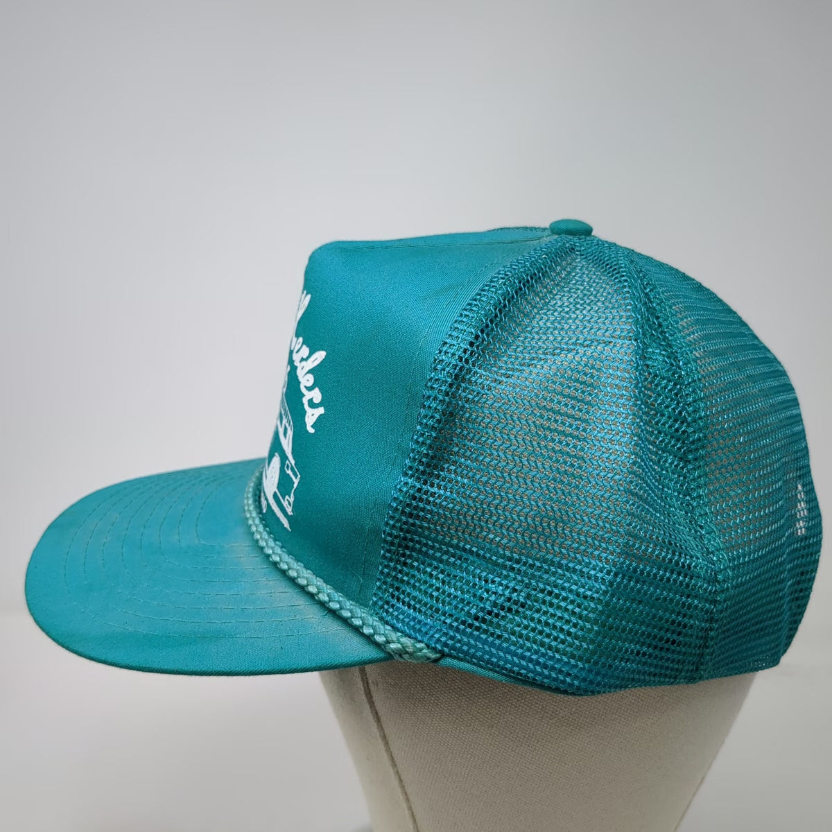 Nissin Trucker Hat Blue White One Size Mesh Snapback Heap Herders Caldwell Idaho