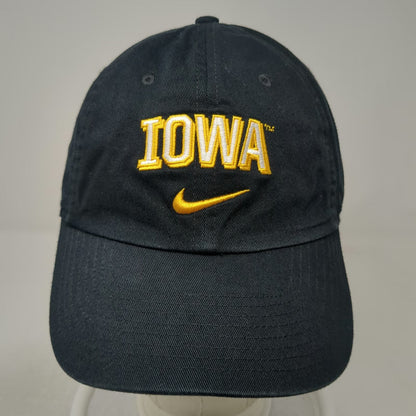 Nike Iowa Hawkeyes NCAA Cap Hat Black Yellow White One Size Heritage 86 Adjust