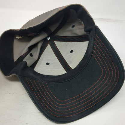 Harley-Davidson Baseball Cap Black Gray One Size Contrast Stitching Logo Hat