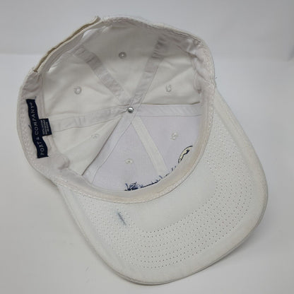 Idaho Western Inc. Strapback Hat White OS Adjustable Embroidered Port & Company