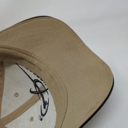 Carbon Express Slideback Hat Tan One Size Adjustable Embroidered