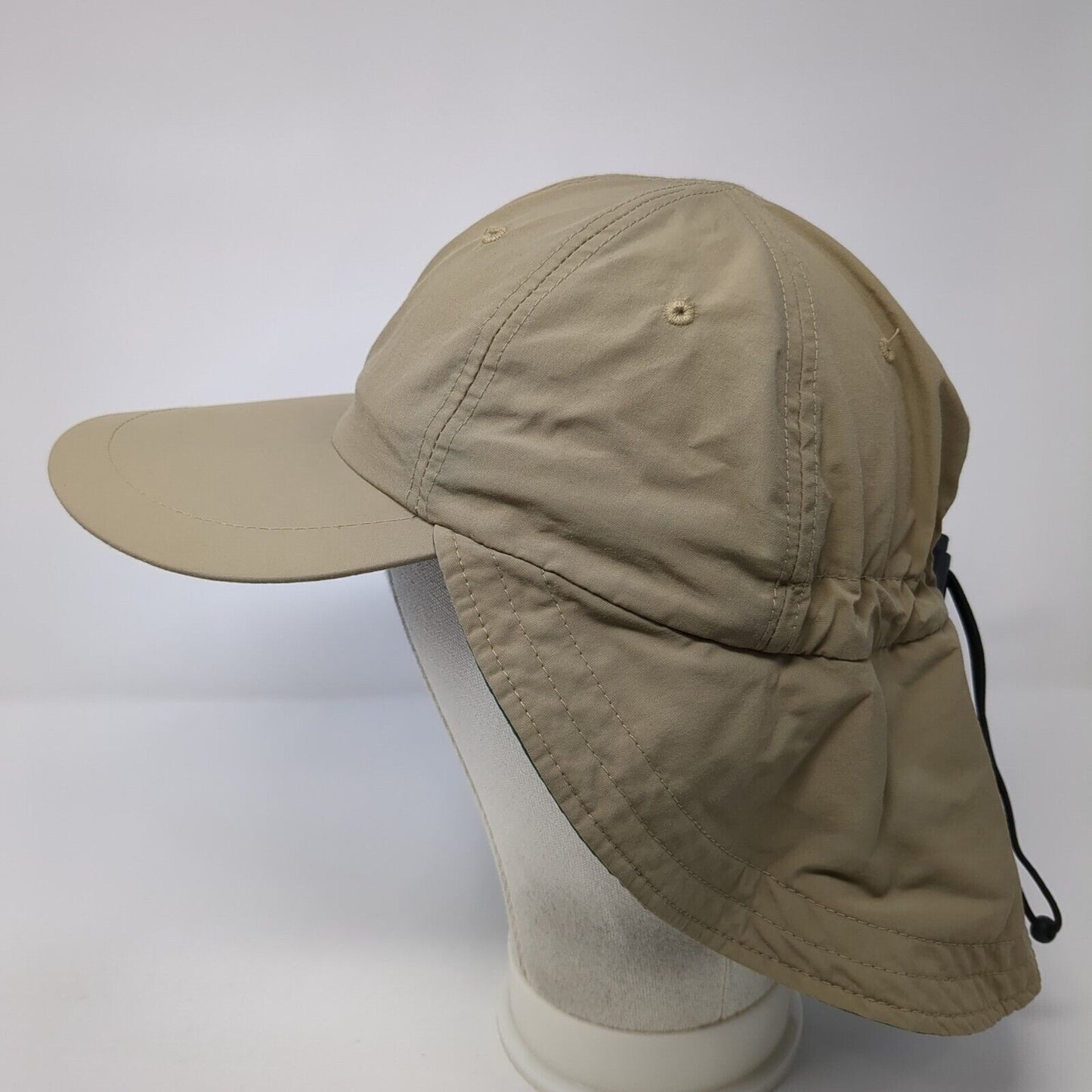 Unbranded Trapper Hat Tan One Size Adjustable Drawstring Ear Flap Blank 6 Panel