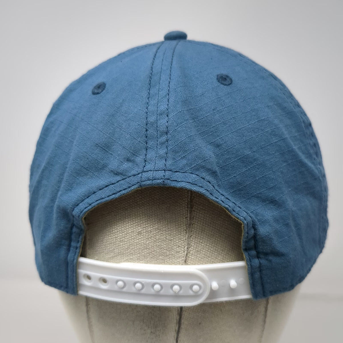 Pabst Blue Ribbon 5 Panel Hat One Size Snapback Rope White Beer Logo Gold Brim