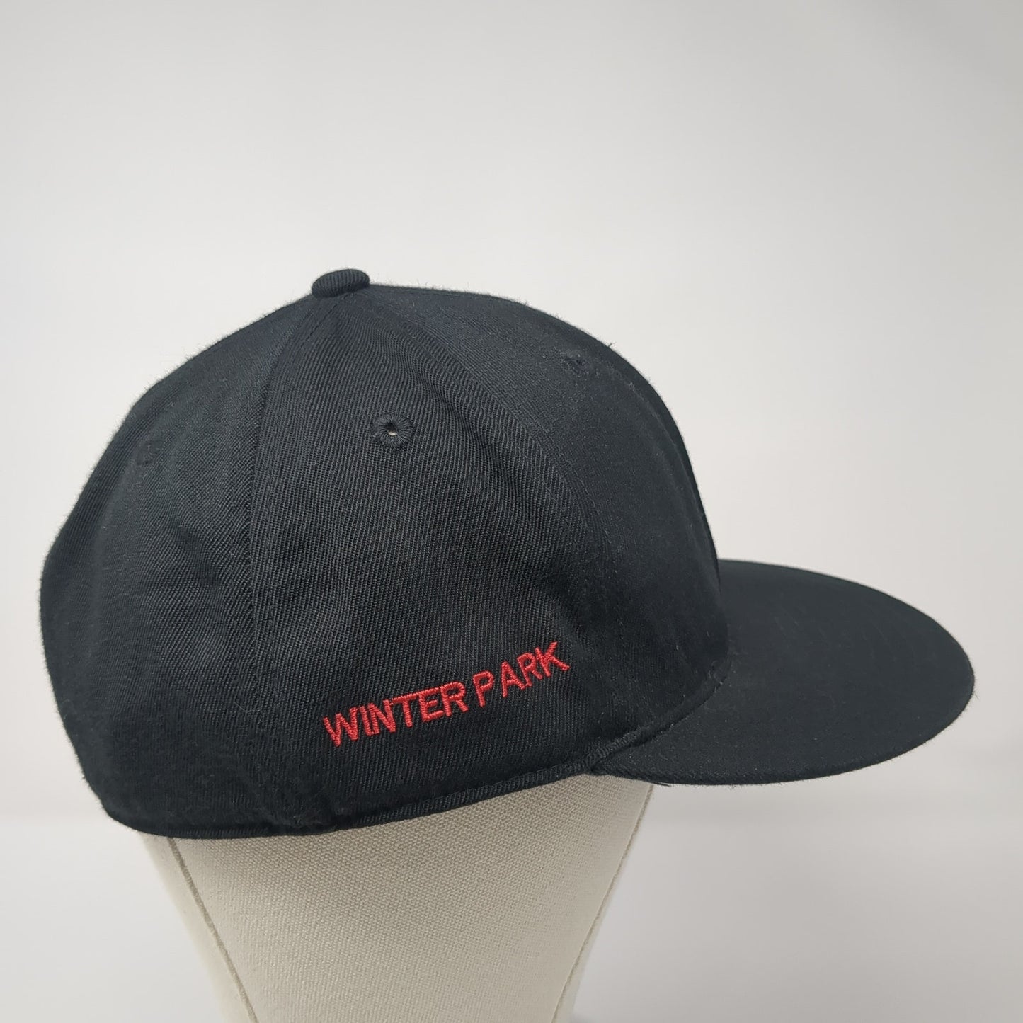 Colorado Winter Park 210 Fitted Baseball Cap Black 7 5/8 Embroidered Flexfit