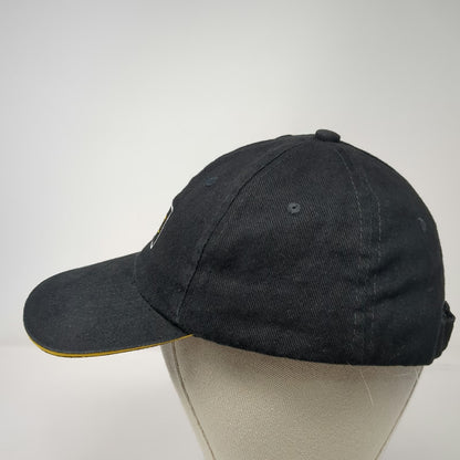 National Geographic Channel Baseball Cap Black One Size Strapback Hat Eye Logo
