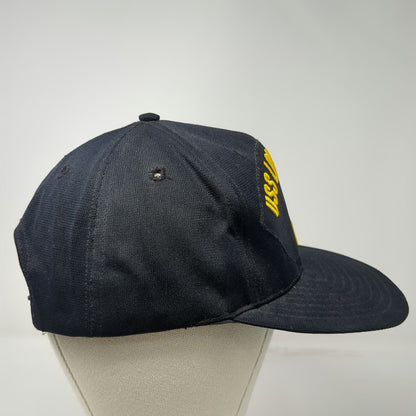 California Headwear Snapback Hat Blue One Size USS Long Beach CGN-9 Made in USA