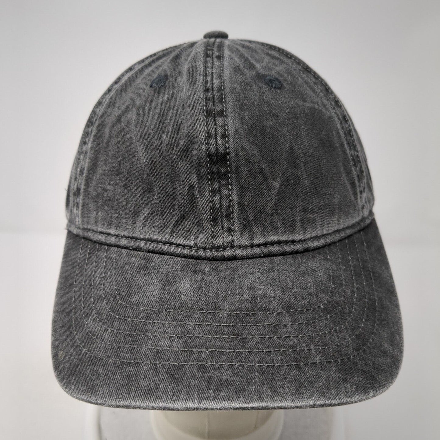 Unbranded Slideback Hat Solid Gray One Size Blank Adjustable Vent Holes