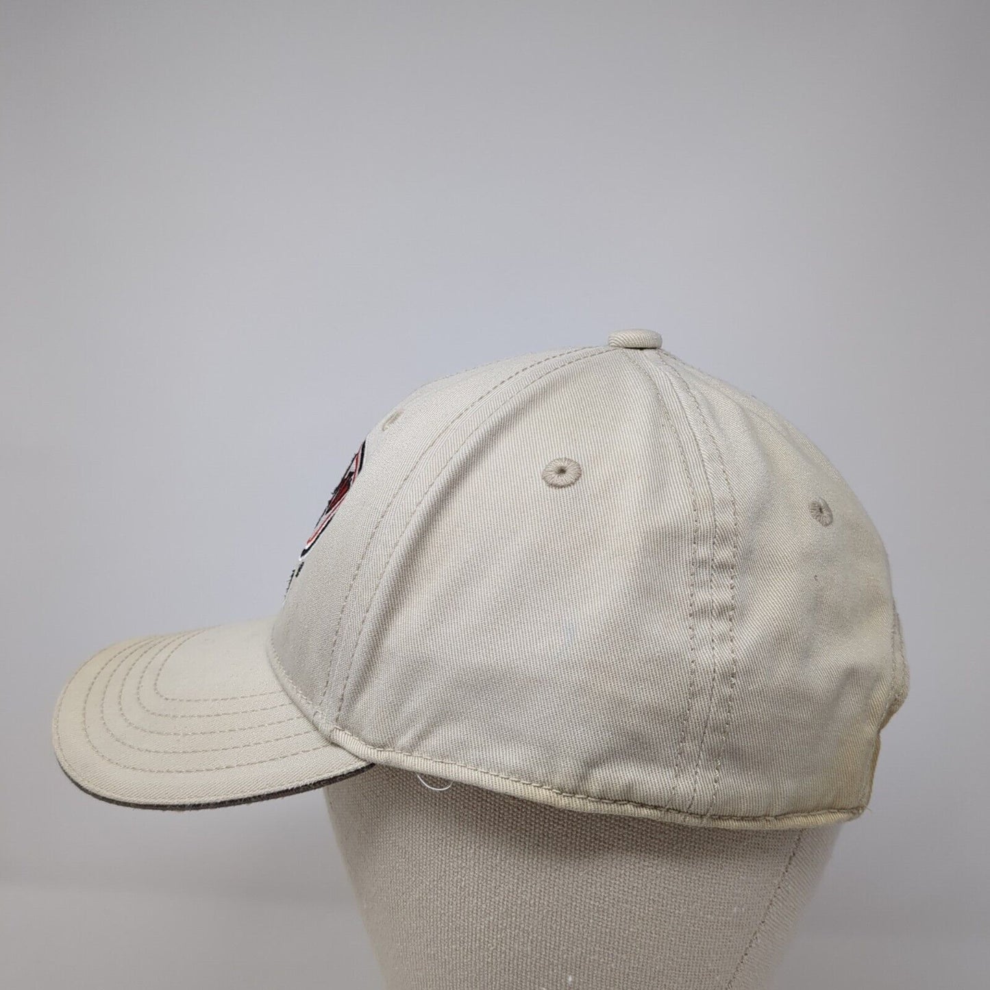 Ron Jon Surf Shop Cocoa Beach Baseball Cap Beige One Size Adjustable Cotton