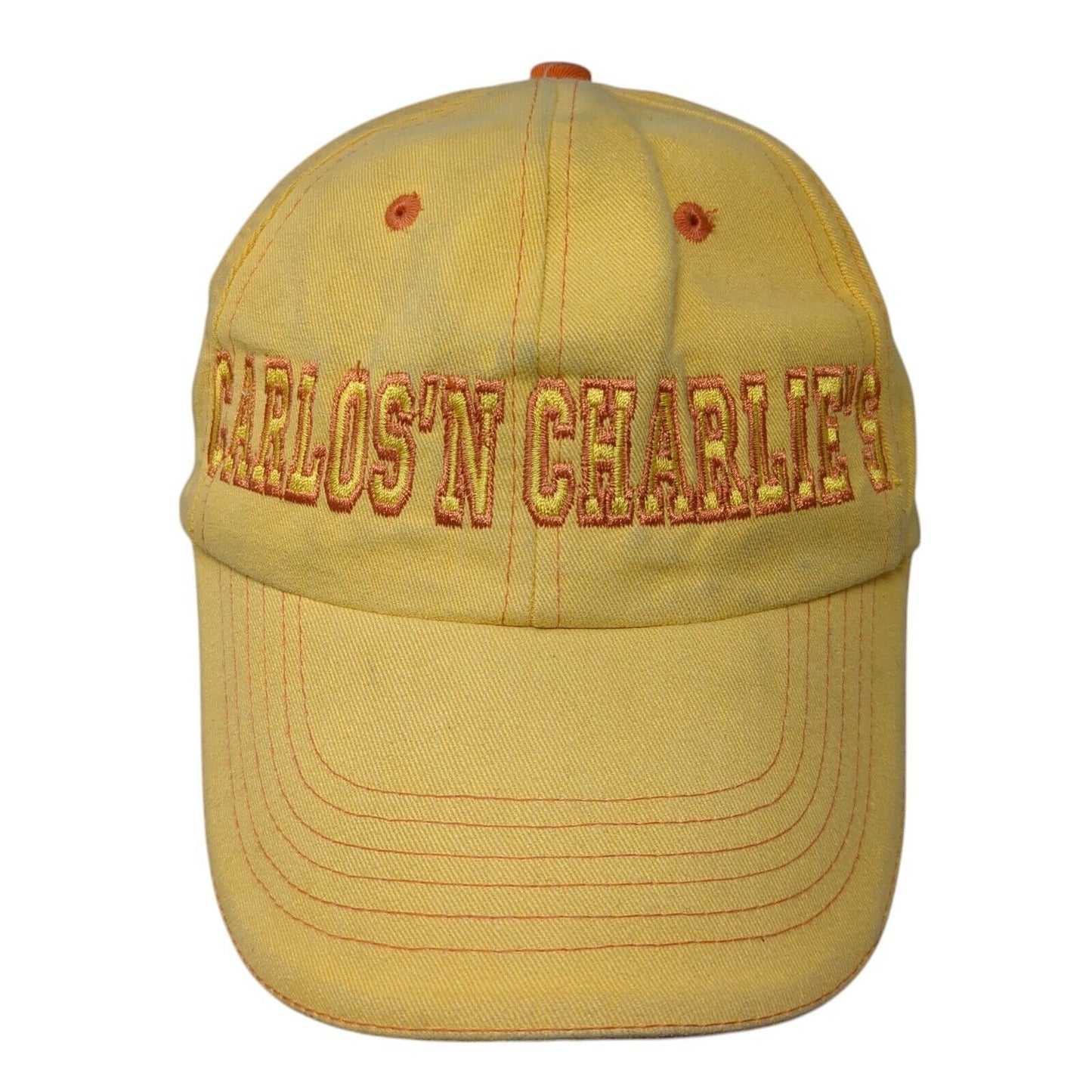 Carlos 'N Charlie's Cozumel Slideback Hat Yellow OSFA Embroidered