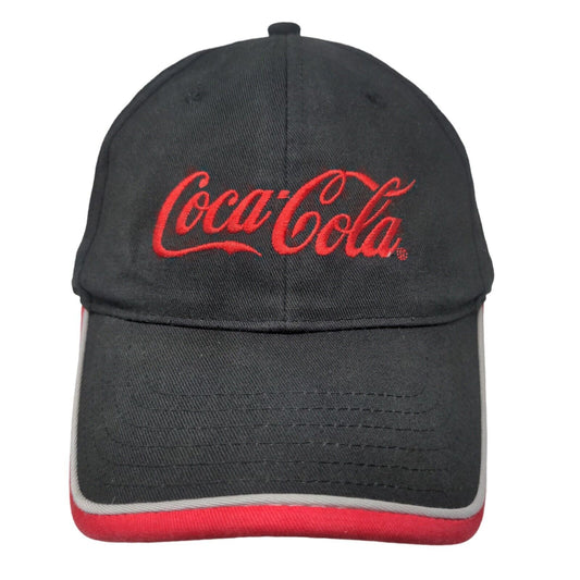 Coca-Cola Strapback Hat Black OSFA K-Products Embroidered Logo