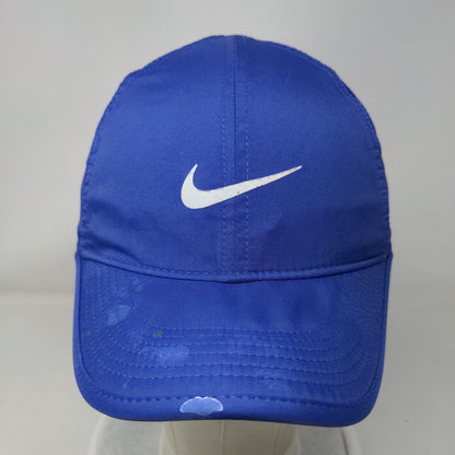 Nike Dri-Fit Strapback Hat Blue OSFM Adjustable Breathable Featherlight