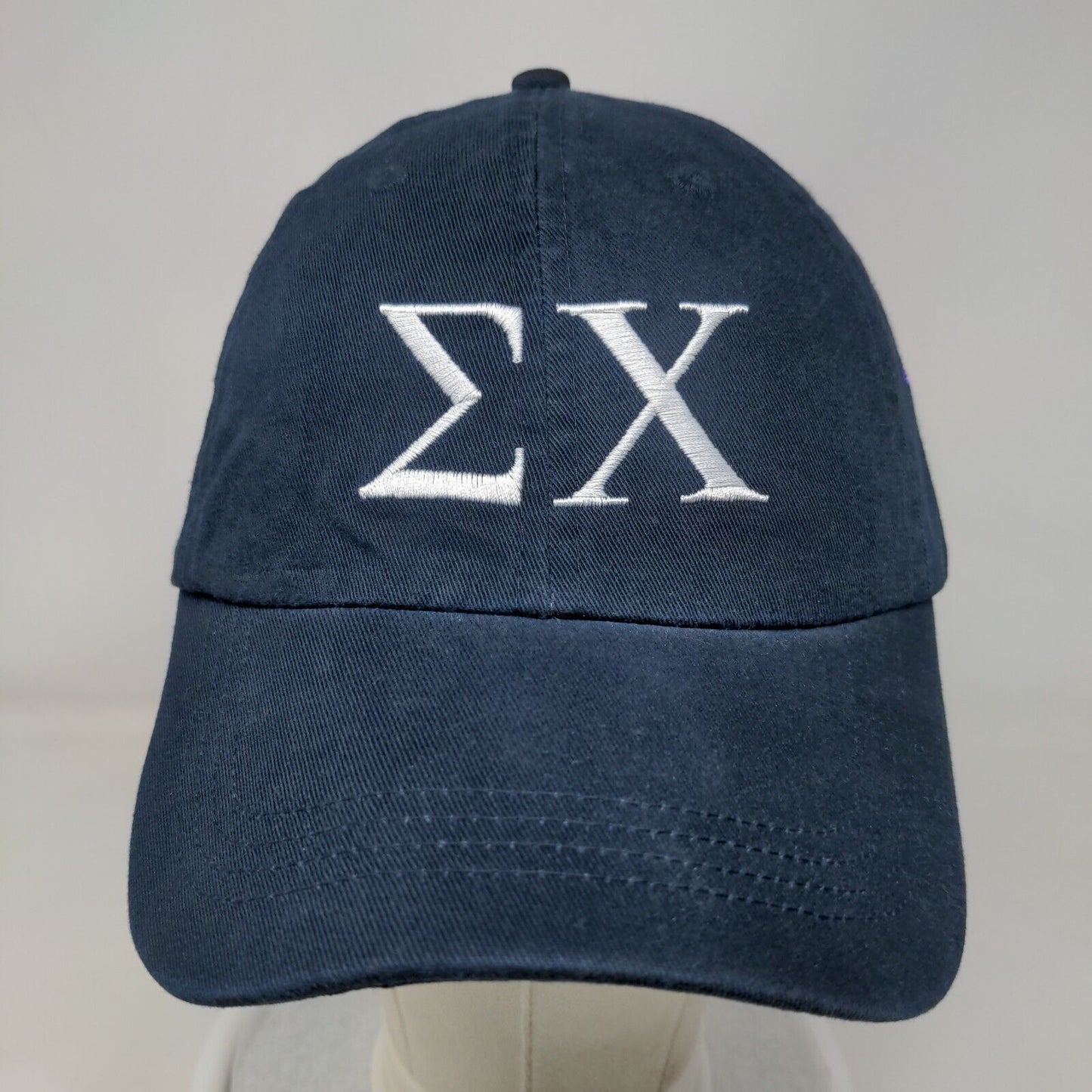 Sigma Chi Iota Nu Chapter Slideback Hat Blue One Size 25th Anniversary