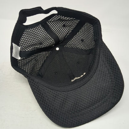 Wawa Logo Embroidery Performance Mesh Strapback Baseball Cap Black One Size Hat