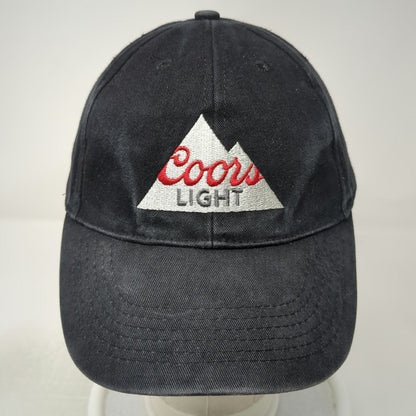 ACME Snapback Black One Size Coors Light Mountain Logo 6 Panel Hat Red White