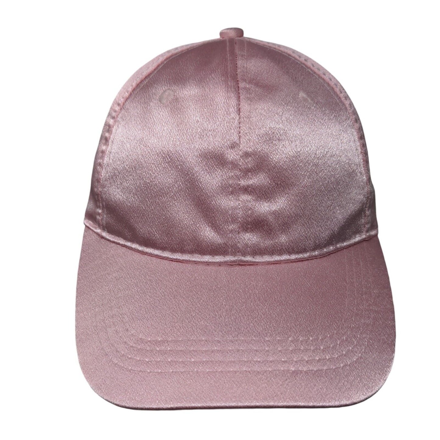Unbranded Slideback Hat Pink One Size Adjustable Solid Blank 6 Panel