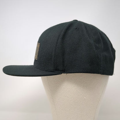 Richardson Snapback Black One Size Porter Brewing Co Brewery Patch Flat Brim Hat