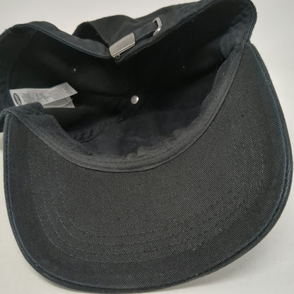 Old Navy Baseball Cap Black One Size Plain Adjustable Cotton Slideback Twill Hat